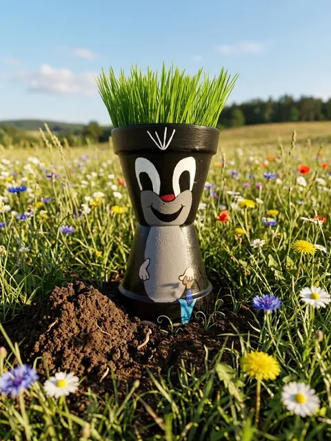 Kisvakond cserépfigura 23 cm